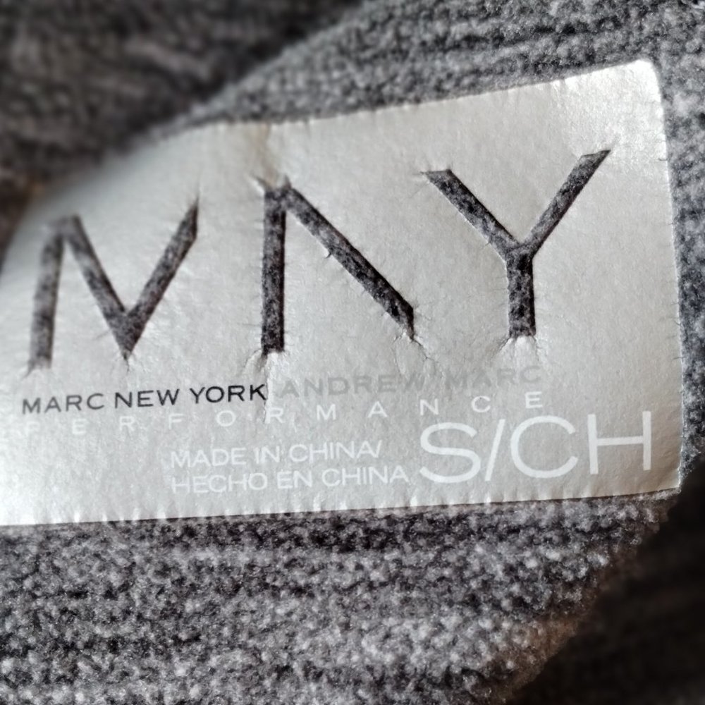 Marc New York Cowl Neck Performance Fleece Hoodie Sz S - Picture 6 of 9